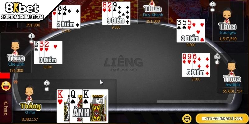 Cách Chơi Bài Liêng Chi Tiết Và Tổng Quan Nhất Cùng 8KBET Cụ thể cách chơi bài liêng chi tiết cho cược thủ mới