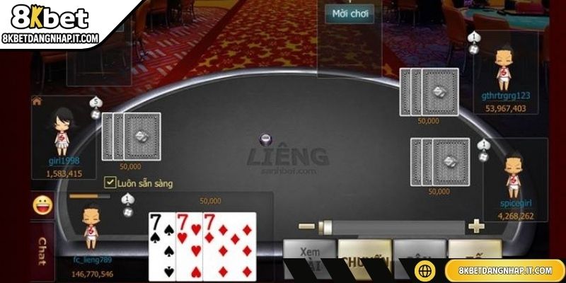 Cách Chơi Bài Liêng Chi Tiết Và Tổng Quan Nhất Cùng 8KBET Một số lựa chọn mà anh em có thể thực hiện trong ván